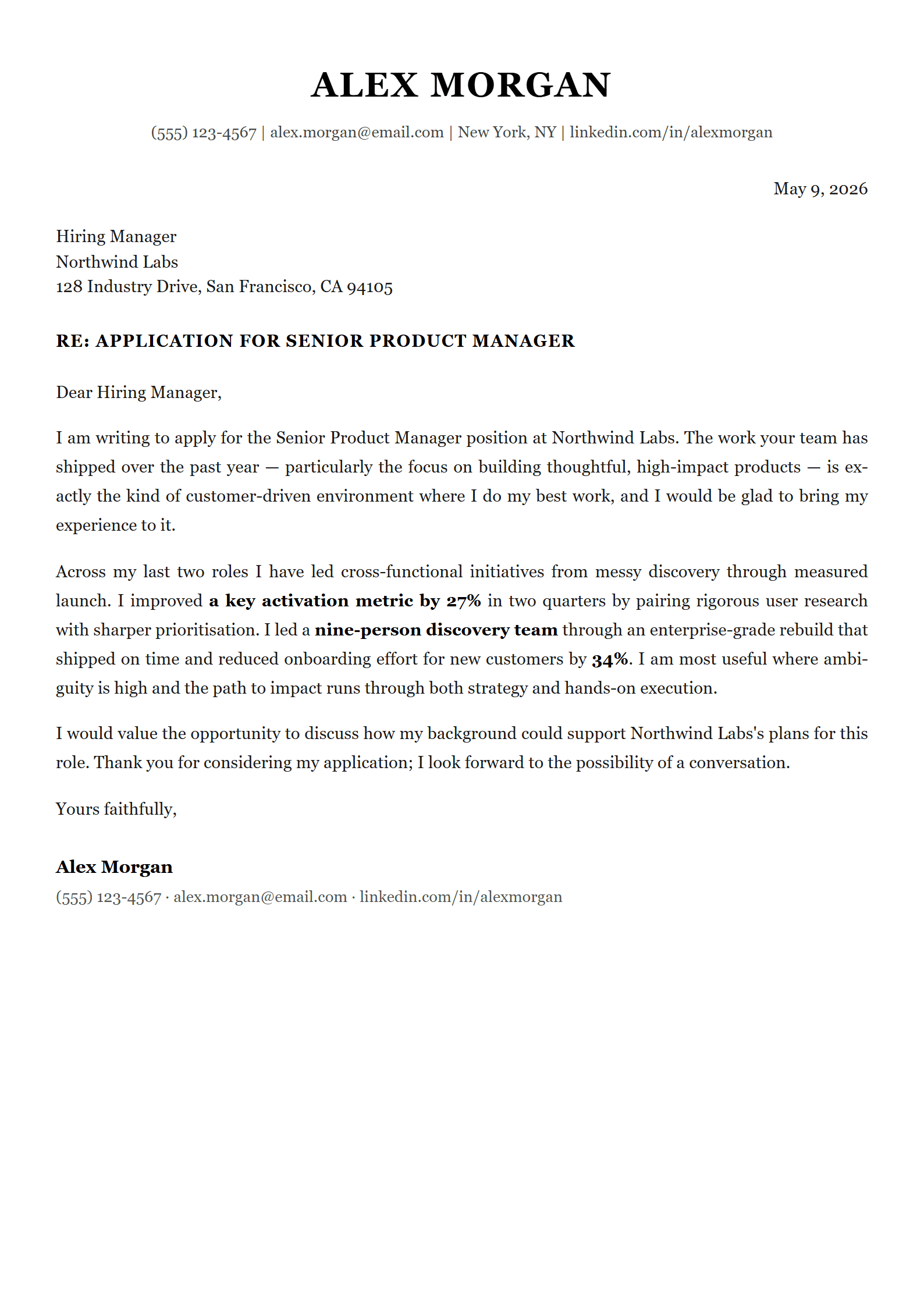 Research Scholar cover letter template preview