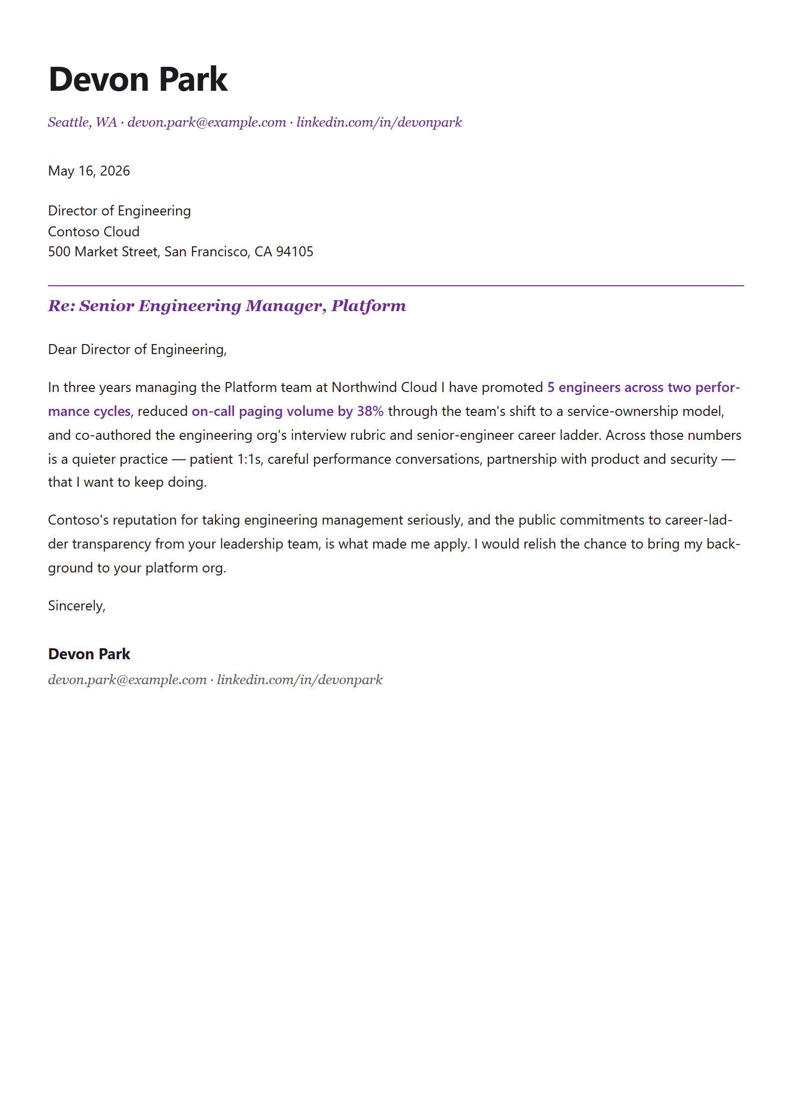 Steward cover letter template preview
