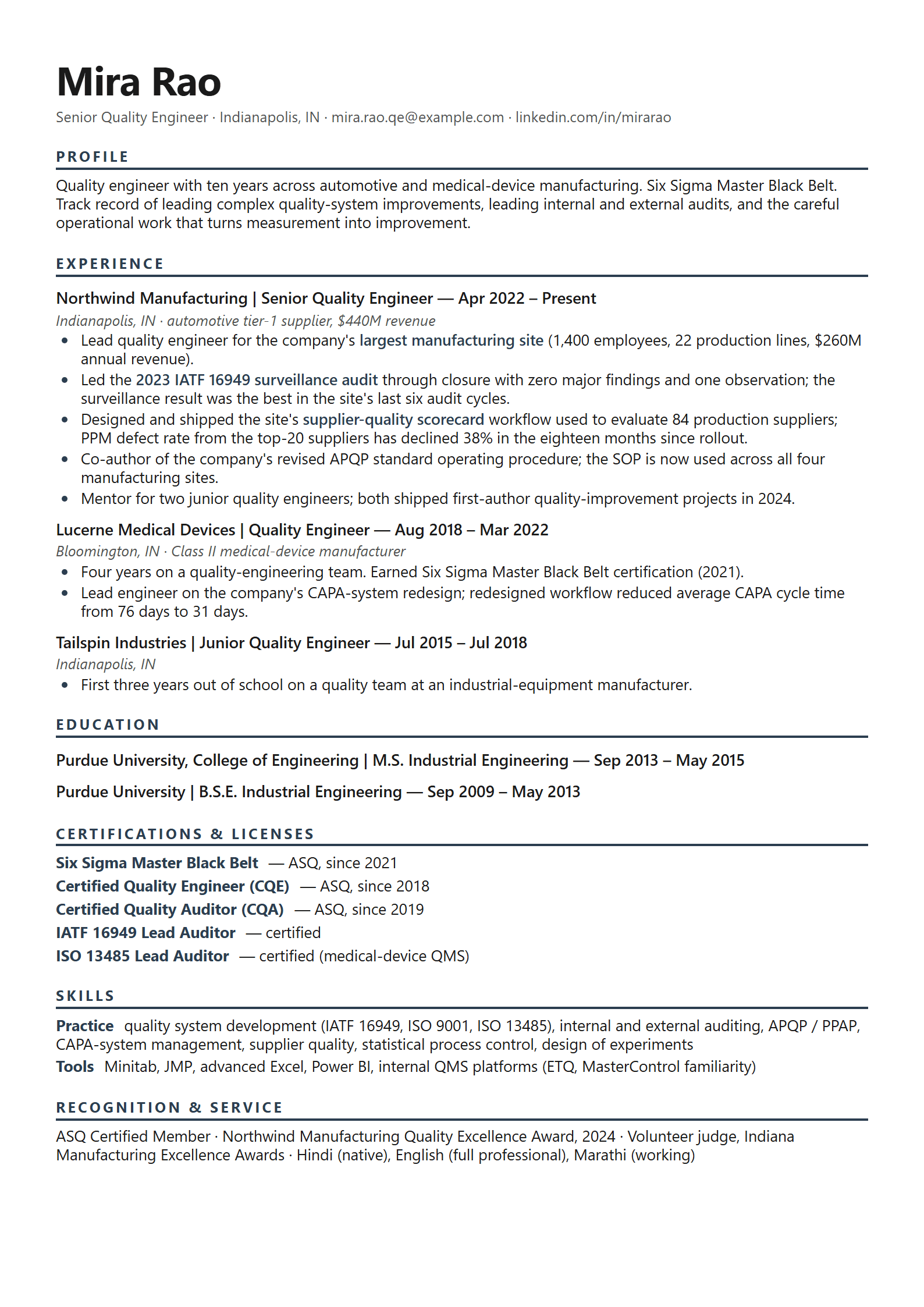 Anvil-Q resume template