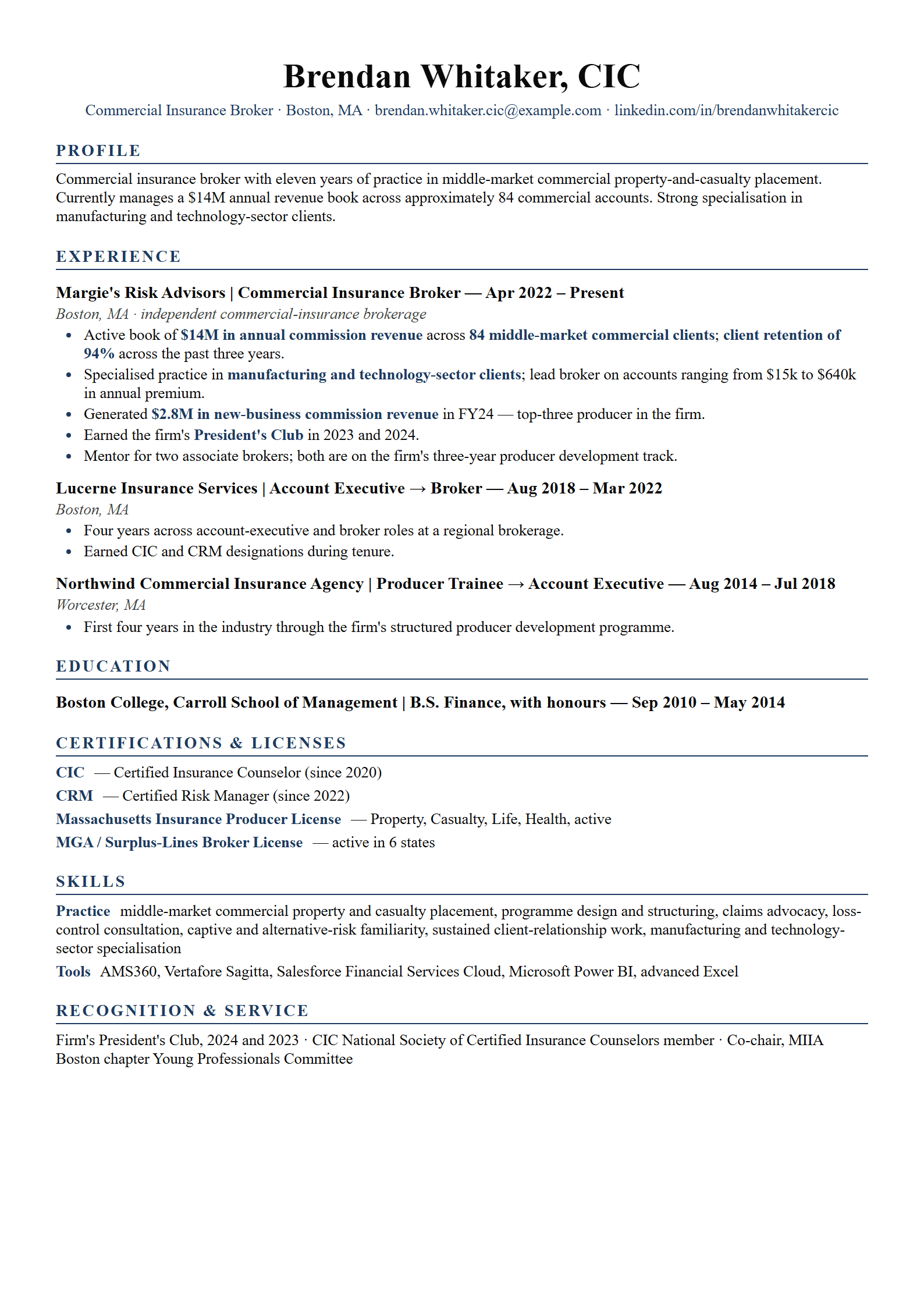 Premium resume template