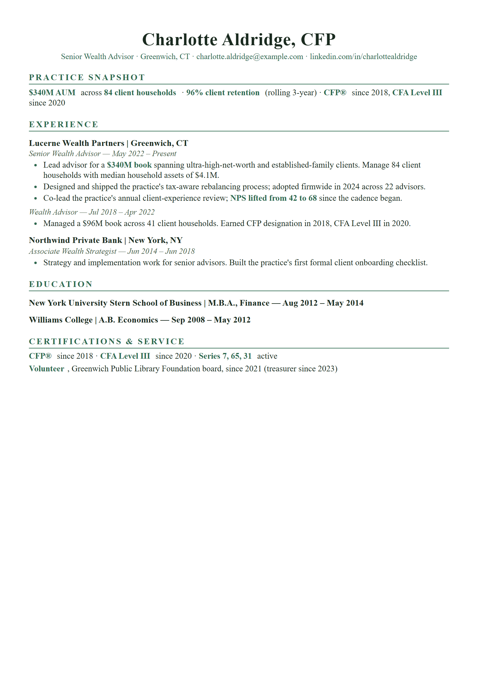 Acumen resume template