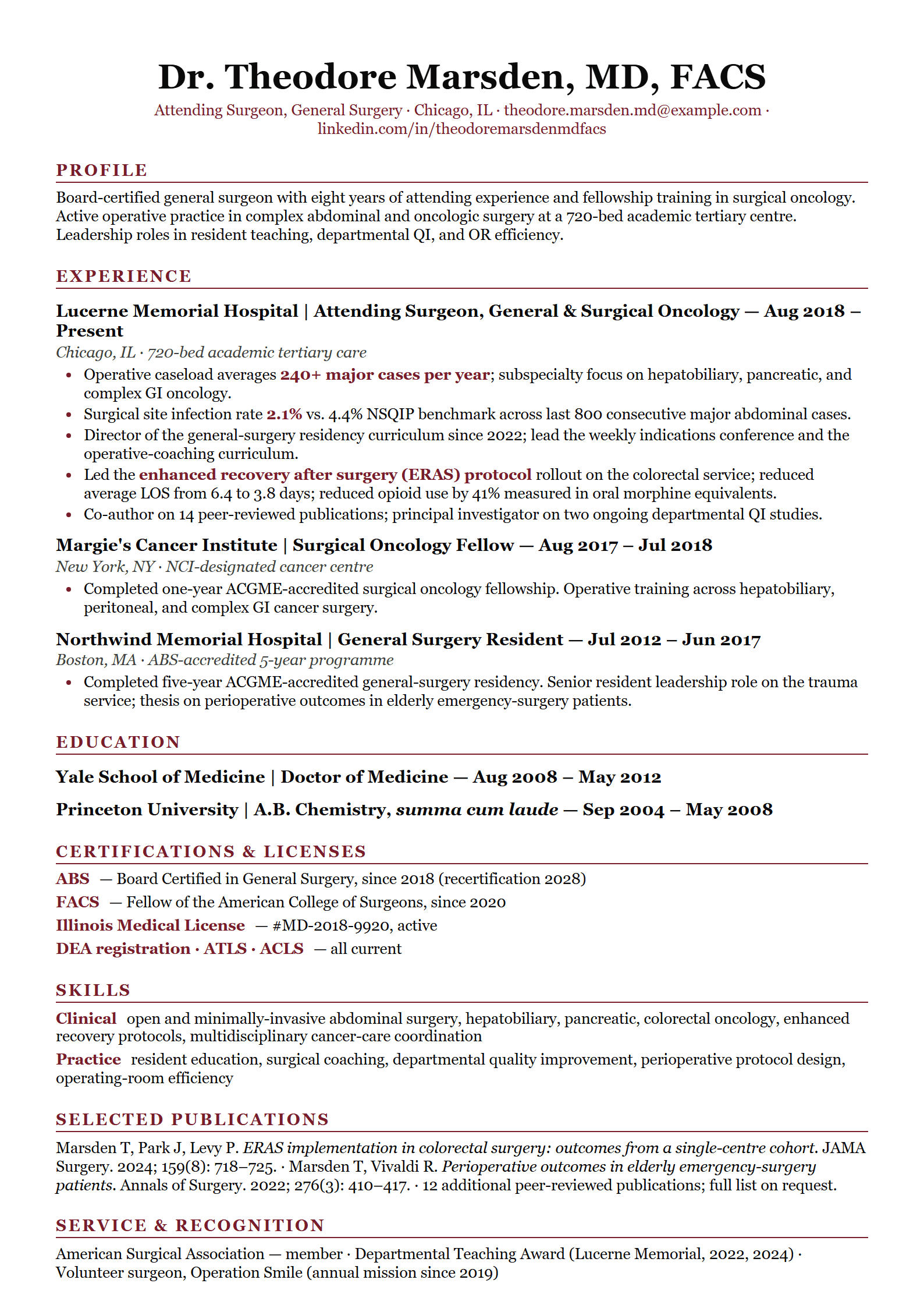 Lance resume template