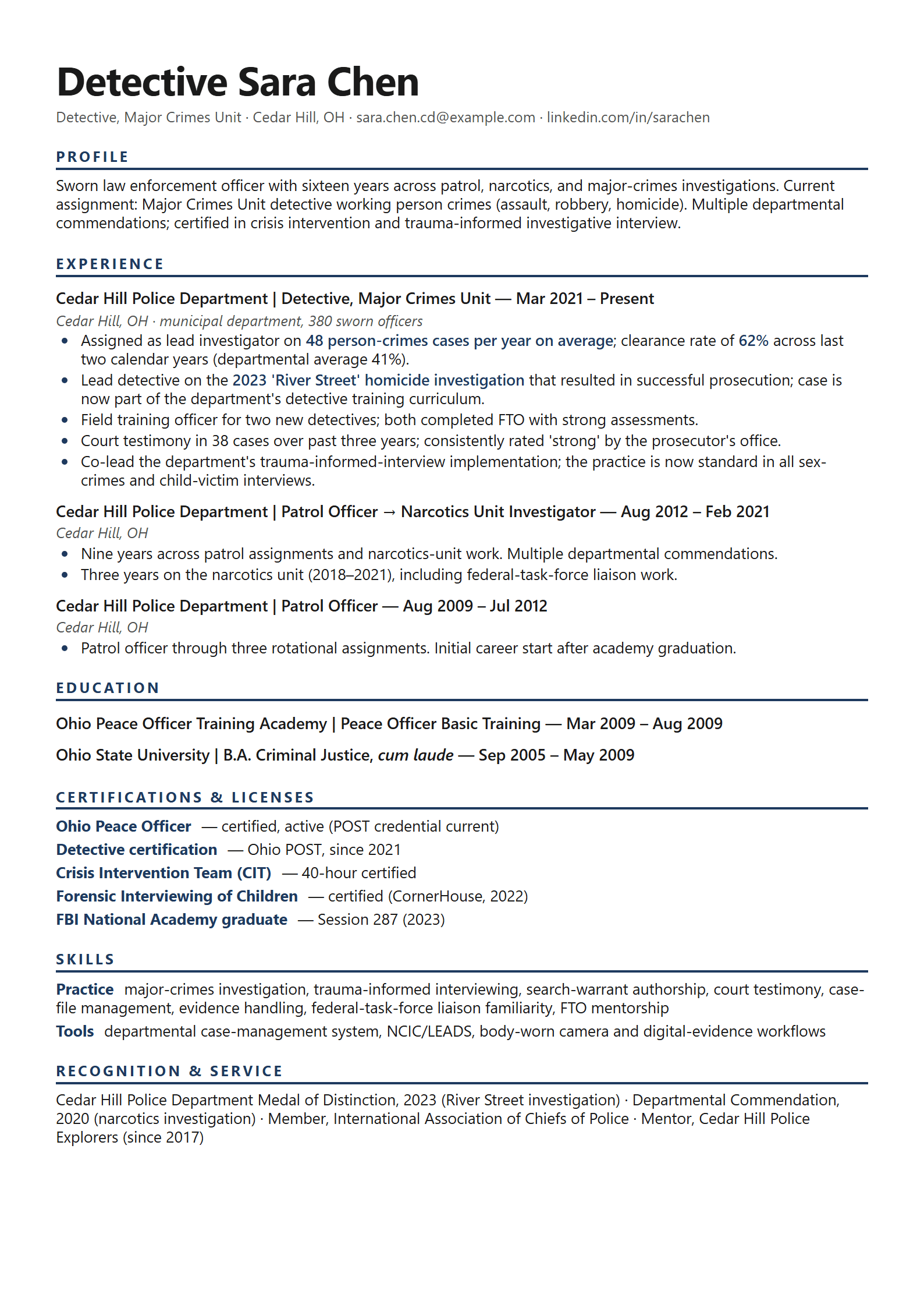 Beat resume template